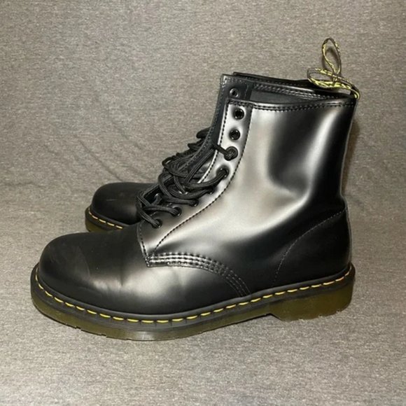 Dr. Martens Black Smooth Leather Boots main image 7